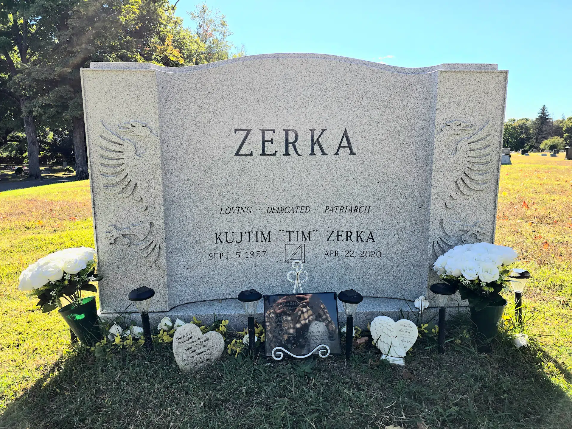 Granite Headstone hand-carved by NJ Memorial Headstones in NJ — image 4